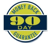 90 days Money Back Guarantee